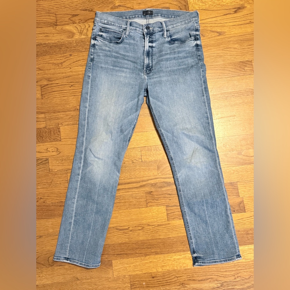 Mother the Dazzler Mid Rise Ankle Jeans